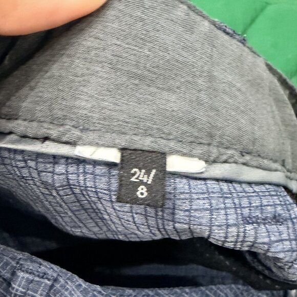 Quiksilver Boys 24 8 Amphibian Blue Shorts DryFlight Water Repellent - Picture 5 of 6